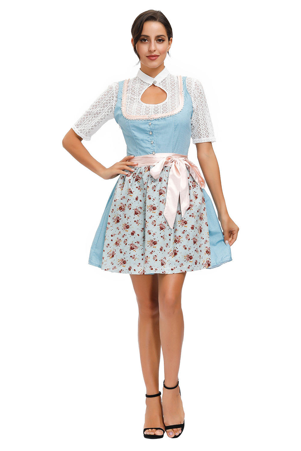 Womens Beer Maid Wench German Oktoberfest Costume